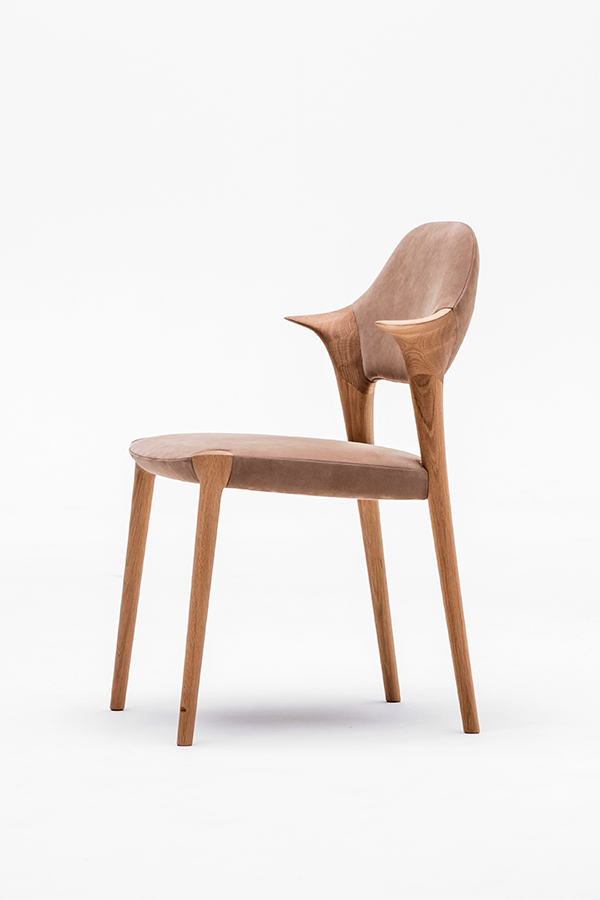 KUNST short arm dining chair